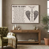 Missing You Always - Memorial Personalized Custom Horizontal Poster - Sympathy Gift For Family Members