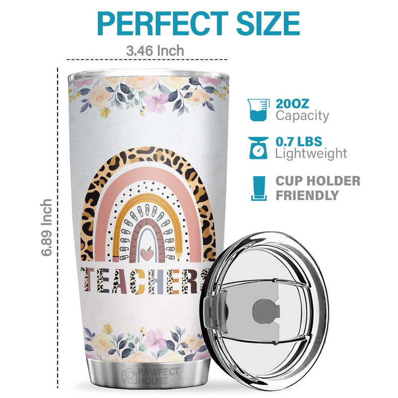 I Never Dreamed I'd Grow Up To Be A Super Cute Teacher - Tumbler - Appreciation, Graduation, Retirement, Thank You Gift For Teacher, Teacher Gift From Students
