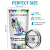 Teachersaurus Like A Normal Teacher But More Awesome - Tumbler - Appreciation, Graduation, Retirement, Thank You Gift For Teacher, Teacher Gift From Students