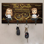 Custom Name Funny Couple Gifts - Personalized Key Holder