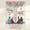 You'll Stay In Our Hearts Forever - Memorial Personalized Custom Rectangle Shaped Acrylic Plaque - Sympathy Gift, Gift For Family Members