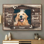 Custom Pet Photo Memorial Decor - Personalized Poster