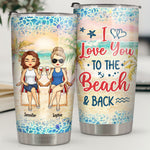 Custom Name Beach Gifts for Women - Personalized Tumbler