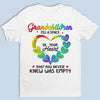 Grandchildren Fill A Space In Heart - Family Personalized Custom Unisex T-shirt, Hoodie, Sweatshirt - Mother's Day, Birthday Gift For Grandma