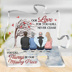 Custom Family Memorial Angel Gifts - Personalized Shaped Acrylic Plaque