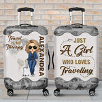 Custom Name Travel Gifts for Women - Personalized Luggage Cover
