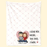 Custom Name Romantic Couple Gifts - Personalized Blanket