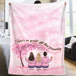 Custom Name Friendship Gifts for Women - Personalized Blanket