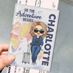 Custom Name Travel Adventure Gifts - Personalized Passport Cover