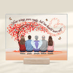 Custom Name Memorial Angel Family Gifts - Personalized Acrylic Plaque