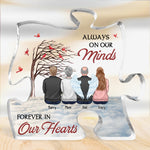 Custom Always With You Memorial Family Gifts - Personalized Shaped Acrylic Plaque