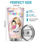 Custom Name First Mother's Day Gifts for New Moms - Personalized Tumbler