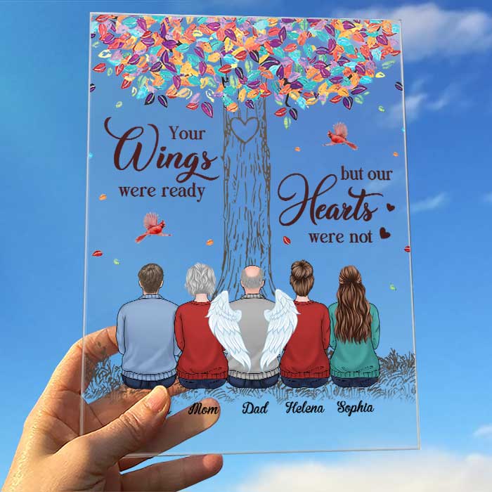 Custom Name Memorial Family Tribute - Personalized Acrylic Plaque