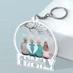 Custom Name Family Memorial Gifts - Personalized Acrylic Keychain