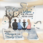 Custom Family Memorial Angel Gifts - Personalized Shaped Acrylic Plaque