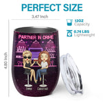 Custom Name Funny Best Friend Gifts - Personalized Wine Tumbler