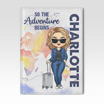 Custom Name Travel Adventure Gifts - Personalized Passport Cover