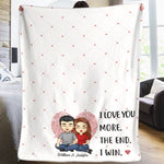 Custom Name Romantic Couple Gifts - Personalized Blanket