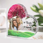 Custom Photo Anniversary Gifts for Couples - Personalized Shaped Acrylic Plaque