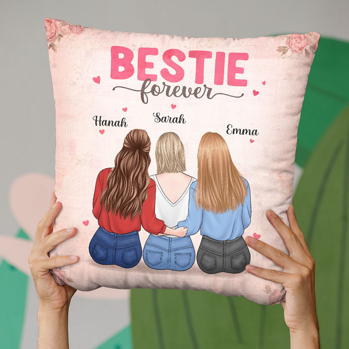 Custom Name Best Friend Gifts - Personalized Pillow