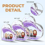 Custom Name Mother Daughter Gifts - Personalized Shaped Acrylic Plaque