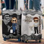 Custom Name Travel Gifts for Women - Personalized Luggage Cover