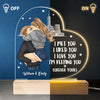 I Love You I'm Keeping You - Couple Personalized Custom Heart Shaped 3D LED Light - Gift For Husband Wife, Anniversary