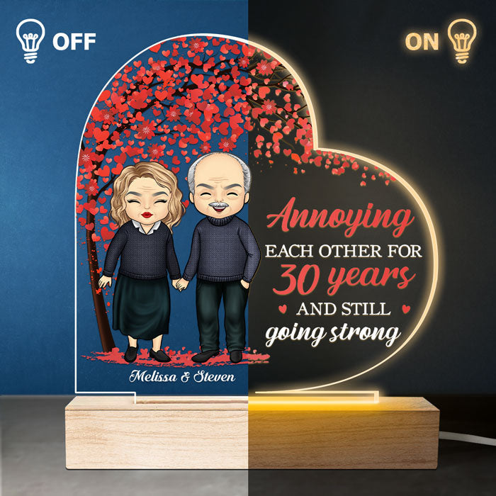 Custom Name Romantic Couple Gifts - Personalized 3D LED Light