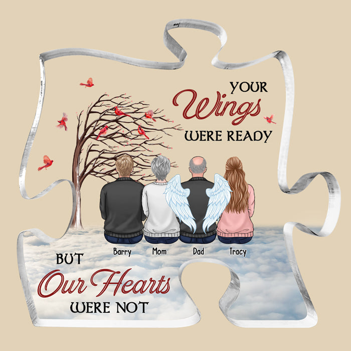 Custom Always With You Memorial Family Gifts - Personalized Shaped Acrylic Plaque