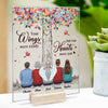 You'll Stay In Our Hearts Forever - Memorial Personalized Custom Rectangle Shaped Acrylic Plaque - Sympathy Gift, Gift For Family Members