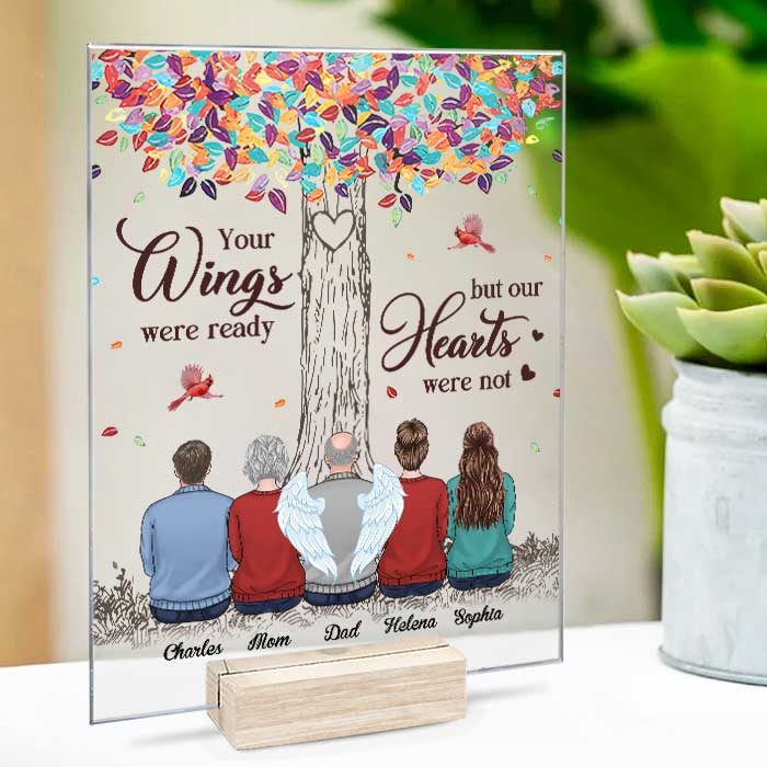 Custom Name Memorial Family Tribute - Personalized Acrylic Plaque