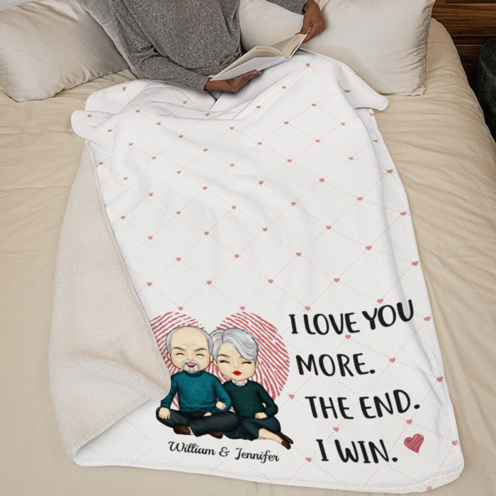 Custom Name Romantic Couple Gifts - Personalized Blanket