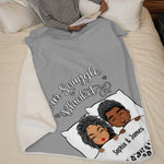 Custom Name Snuggle Couple Gifts - Personalized Blanket