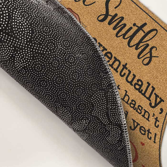 Custom Name Funny Marriage Proposal Gifts for Couples - Personalized Doormat
