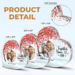 Custom Photo Anniversary Gifts for Couples - Personalized Shaped Acrylic Plaque