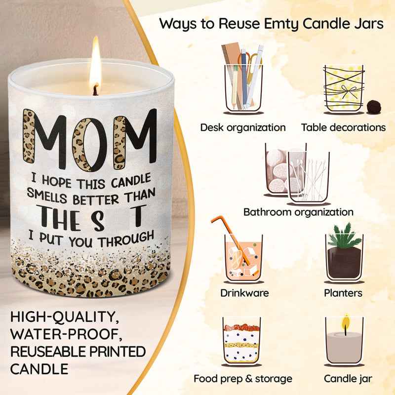 Funny Mom Gift with Cheeky Message - Scented Candle