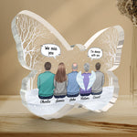 Custom Name Memorial Butterfly Gifts - Personalized Shaped Acrylic Plaque