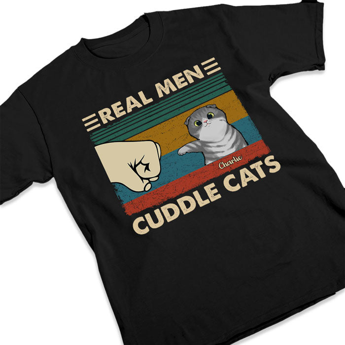 Custom Name Cat Lover Gifts for Men - Personalized Apparel