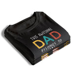 Custom Name Awesome Dad Gifts - Personalized Apparel