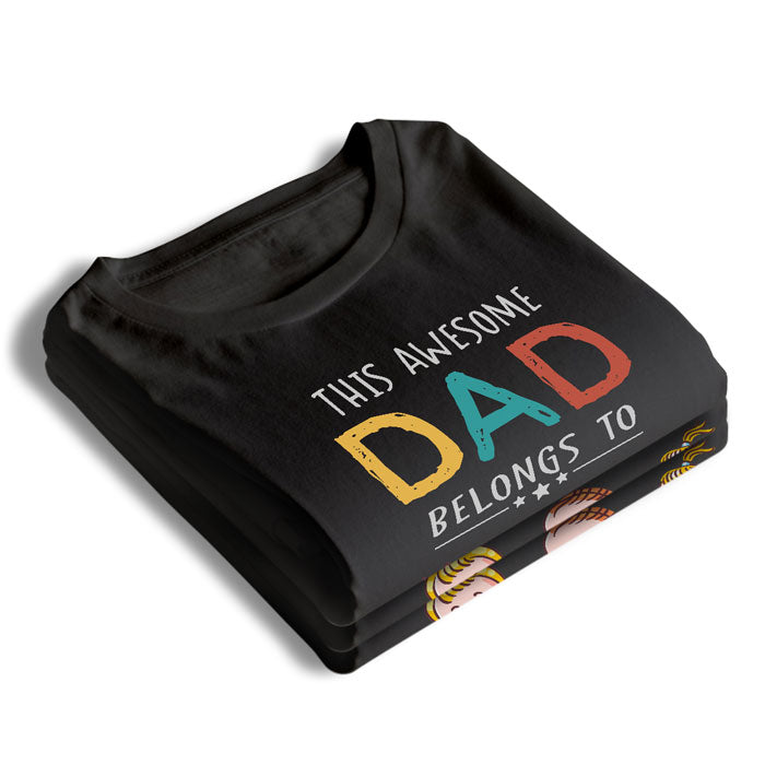 Custom Name Awesome Dad Gifts - Personalized Apparel