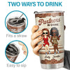 Best Friends Don't Judge Each Other - Bestie Personalized Custom Tumbler - Gift For Best Friends, BFF, Sisters