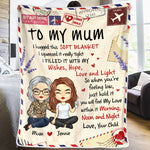 Custom Name Mum Love Gifts - Personalized Blanket