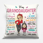 Custom Name Granddaughter Love Gifts - Personalized Pillow