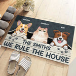 Custom Pet Name Funny Family Gifts - Personalized Doormat