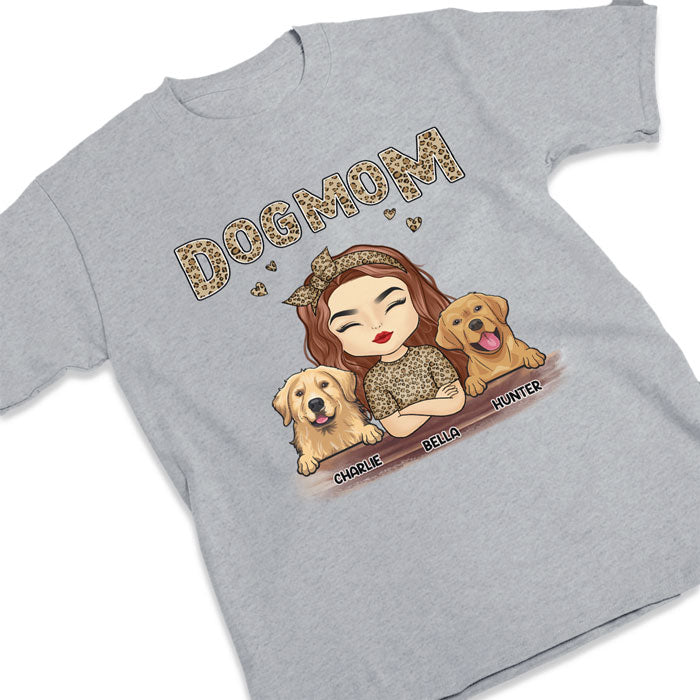 Custom Name Dog Mom Gifts for Women - Personalized Apparel