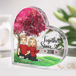 Custom Couple Name Anniversary Gifts - Personalized Shaped Acrylic Plaque