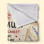 Custom Name Mum Love Gifts - Personalized Blanket
