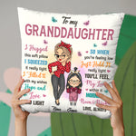 Custom Name Granddaughter Love Gifts - Personalized Pillow