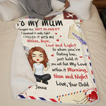 Custom Name Mum Love Gifts - Personalized Blanket