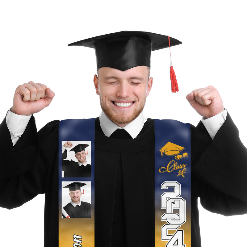 Custom Photo Graduation Gifts for Students - Personalized Stoles